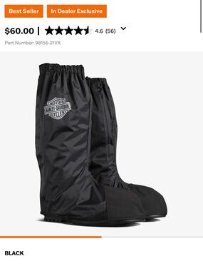 Harley-Davidson Men Boot Covers size L and XL available